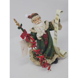 Vintage Home Interiors Classic Santa Clause Holding List New In Original Box